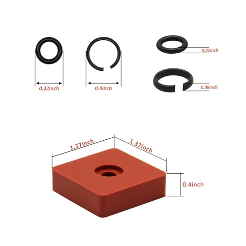 (10 Sets) 3/8" Impact Wrench Retaining Rings with O-Ring, Compatible with Electric/Pneumatic Cordless Wrench, Including Retainer Ring Anvil Install Tool - size: (10 Sets) 3/8" Retaining Rings with O-Ring & Tool