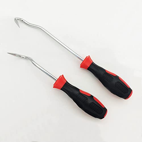 VASTOOLS Hose Removal Hook Pick Set, 10" Hook, 8" Remover, Hose Puller Tool for Radiator Hoses - style: 2pc