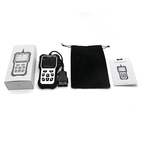 Veepeak Car OBD2 Scanner Diagnostic Tool, Check Engine Light Code Reader | Read & clear engine codes with 40,000+ DTC definitions, live data, 12V battery voltage, phone report print & carrying case
