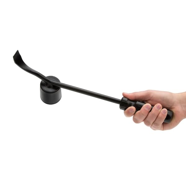 Steelman Hubcap Remover Tool for Auto Mechanics, Heavy-Duty Steel, Large Rubber Hammer Face, Wide Prying Blade, Secure Grip