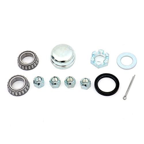 4-Bolt On 4 Inch Hub Assembly, Includes (1) Square Shaft 1-1/16 Inch Straight Spindle & Bearings,Trailer Hub Kit,Set of 1 - size: GL4853C*1