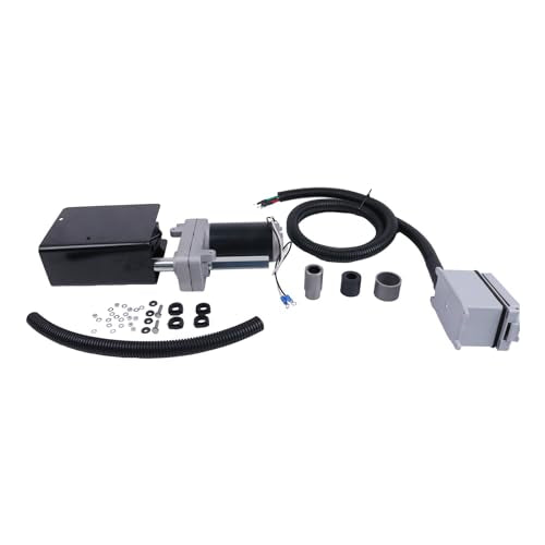 HOLDWELL Electric Powered Trailer Drive Conversion Kit 1824200100 BD1046130-00 BD1824200100 500370 Compatible with Single-Speed Square Jacks - 12V 12000 lbs for RV Trailer Touring car