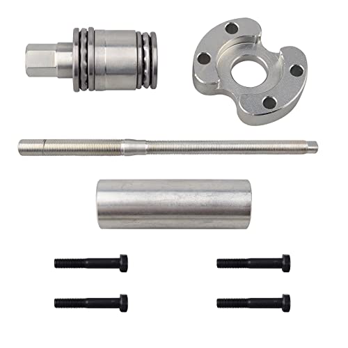 DAYUAN Crankshaft Pulley Puller Set Crankshaft Damper Pully Removal Install Tool | Remove and Install Crank Pulley,Compatible with Jaguar & Land Rover 3.0L V6 5.0L V8, Replaces OEM 303-1437 to 303-1441, Case