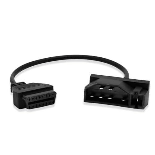 OBD1 to OBD2 Adapter for Ford 7 Pin to 16 Pin OBD2 Diagnostic Cable | Compatible with Ford Old Vehicles with 7pin Diagnostic Connector,OBDii Cable Work with ELM 327 Scanner Tools/Code Reader - style: Fit for ford-7pin