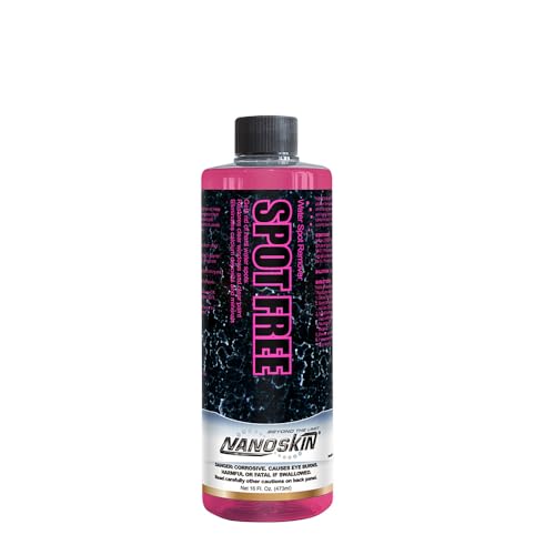 Nanoskin SPOT FREE Water Spot Remover 16 Oz. - Removes Water Spots & Surface Acid Rain | Safe for Chrome and All Painted Surfaces | Acid-Based Cleaner | Prepares Surface for Waxing | 4:1 Dilution - size: 16 Fl Oz (Pack of 1)