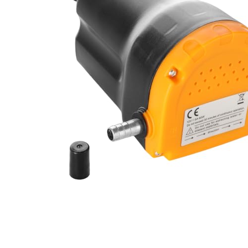 12V 60W Electric Oil Extractor Pump, Auto Overload Protection Oil Change Transfer Pump, Portable Fluid Scavenge Suction Pump for Motor Oil, Gear Oil, Diesel, Cars, Boats, ATVs