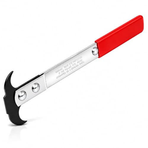 Powerbuilt Seal Puller, Heavy-Duty Tool for Seal Removal, Easy Grip, Automotive, Mechanical, and DIY Application - Red 648494