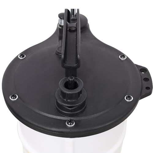 9L Manual Oil Extractor Pump - Oil Changer Vacuum Fluid Evacuator Extractor with 4 Tubes for Automotive Cars Boats Fluids Vacuum Evacuation