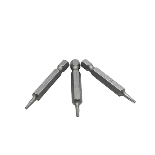 TEMO 25 pc T8 Torx Star Head Screwdriver Bit Set, S2 Steel 6 Point T-8 2 Inch Screwdriver Insert Bits - size: T8 2"L