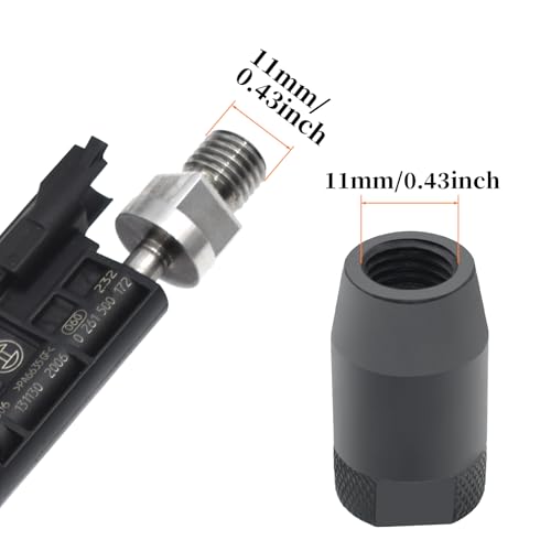 Fuel Injector Removal Tool, Injector Slid Hammer Puller | Compatible with BMW N14 N18 N20 N26 N53 N54 N55 N63 S63 - size: SINGLE