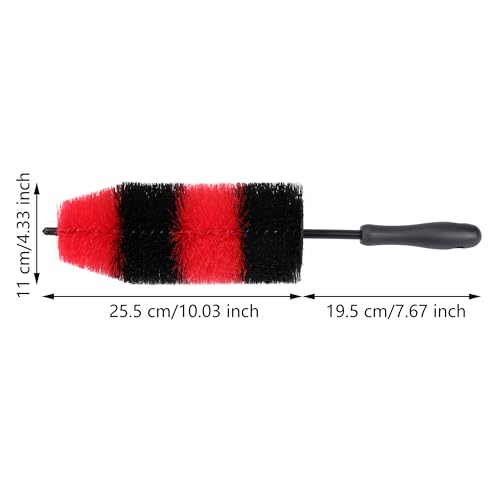 Long Wheel Brush Car Bendable Wash Tool Cleaning Brush Tire Rims Spokes