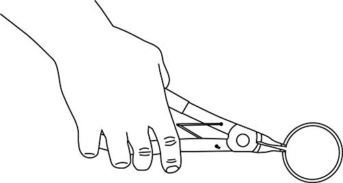 Lisle 44900 Horseshoe Lock Ring Pliers - style: Long Ring Pliers