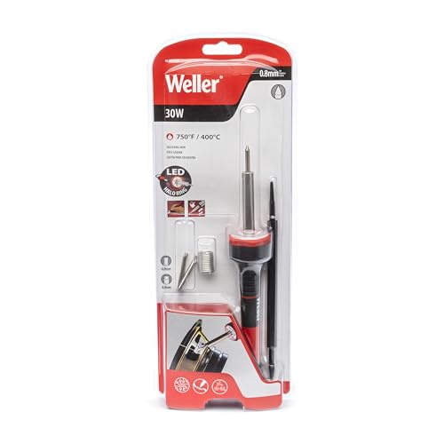 Weller 30W/120V Soldering Iron Kit, LED Halo Ring - WLIRK3012A (Pack of 6) - size: (Pack of 6)