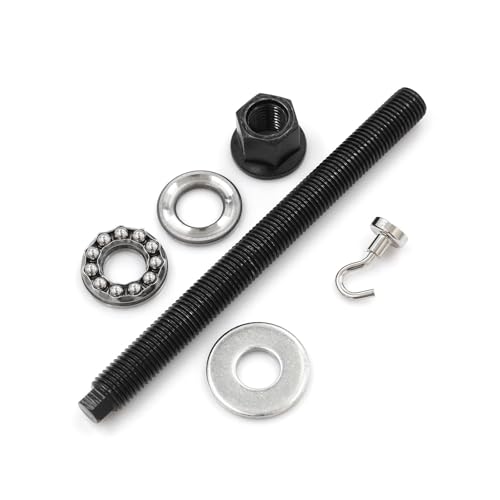 Crank Pulley Puller and Installer Set 25264 Harmonic Balancer Puller LS Crank Pulley Puller Installer Kit Compatible for GM Chrysler Dodge Jeep, black