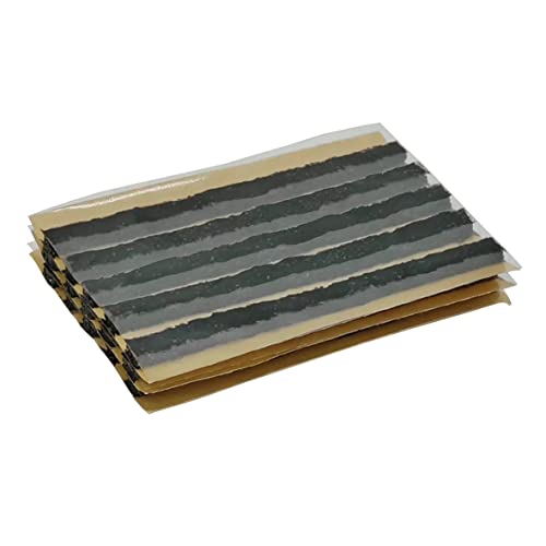 TS-160D15 Tire Repair Plugs, 15 PCS 1/4" x 4" Black Tubeless Tire Seal Plugs Strips Tire Repair Strings for Car, Bike, UTV, ATV, Wheelbarrow - color: Black 6 x 100 mm, size: 15 pcs