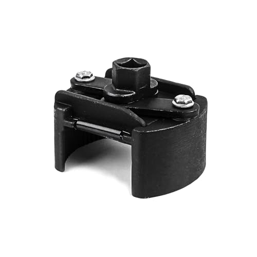 Oil Filter Wrench Removal Tool Adjustable Use for 2.36 inch to 3.15 inch, Durable Cap Spanner Tool Set with 2 Durable Non Slip Serrated Jaws Special Design