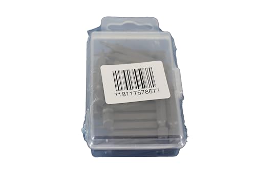 TEMO 25 pc T6 Torx Star Head Screwdriver Bit Set, S2 Steel 6 Point T-6 2 Inch Screwdriver Insert Bits - size: T6 2"L