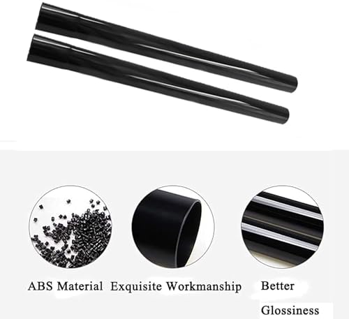 4Pcs 1.25 Inch Vacuum Extension Wands, 14.5 Inch Long, 1 1/4" Plastic Wand Pipe for Replacement Vacuum Cleaner Extension Pipe Tubes - size: 4 Pack