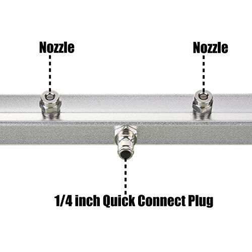 M MINGLE Pressure Washer Undercarriage Cleaner with Swivel Wheel, 4000 PSI | 13 Inch Under Car Washer with 2 Extension Wands, Eliminate Car Underbody Dirt & Oil, Easy to Use and Assemble - size: 13.5 Inch