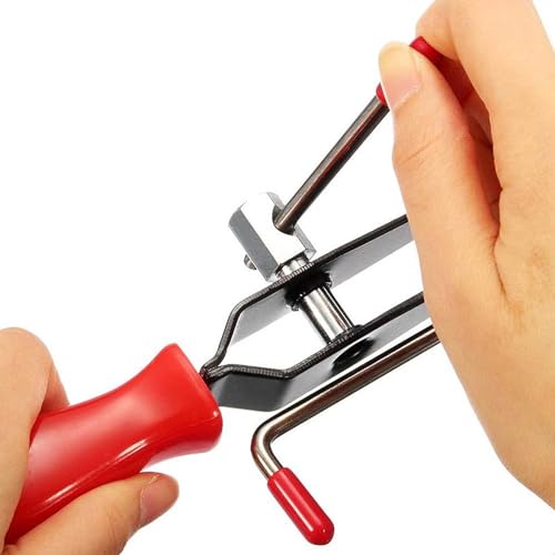 CV Joint Boot Clamp Pliers, Automotive CV Boot Clamp Tool Set, Hose Clamp Pliers CV Axle Clamp Tool, Suitable for Vehicles ATV UTV boot Clamps (Red) - color: Red