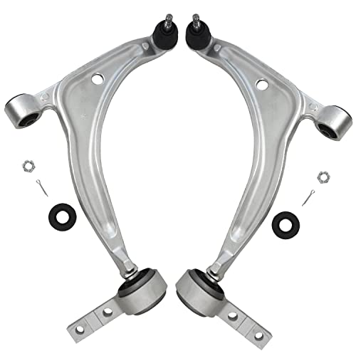 Detroit Axle - 2.5L Front End Suspension Kit for 2002-2006 Nissan Altima 2 | Ready Struts w/Coil Spring Assembly 2 Lower Control Arms w/Ball Joints 2003 2004 2005 Replacement - size: 4CQ2500758/Big Kit