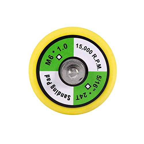 Car Foam Drill Polishing Pad Kit 16pcs 2" Sponge Flat Polishing Buffing Pads Set Waxing Sealing Glaze with M6X1 Drill Adapter Car Polisher