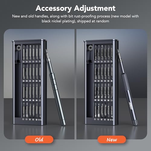 JOREST 52-IN-1 Precision Screwdriver Set, Mini Repair Tool Kit with Torx for Macbook, Computer, Laptop, iPhone, PS5, Xbox, Switch, Glasses, Watch, Ring Doorbell, Electronic, Small Gift Gadget for Men - style: 50-in-1 CRV
