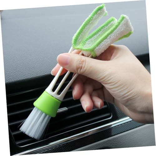 Ciieeo Car Air Vent Detail Brush 3pcs Set Double-Ended Louver Cleaner Duster for Automotive Air Conditioner Vents Interior Crevice Cleaning Tool for Car Dashboard