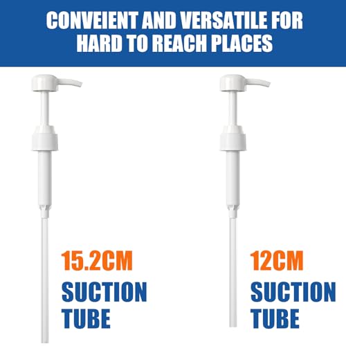 Fluid Pump for Standard Quart Bottles, 8cc Per Pump Stroke, Transmission Fluid Pump with 3rd Hand Adapter, Differential & Transmission Fluid,Transfer Gear Oil Transmission and Differential Fluid Pump - color: 8CC-1Pack