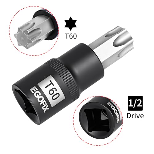 1/2 Inch Drive x T60 Torx Bit Socket - style: 1/2 T60