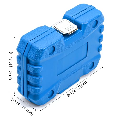 21pcs Anti-Theft Wheel Lock Lug Nut Remover Tool Kit, Automotive Wheel Nuts Screw Removal Key Socket Set with 1/2" Square Drive Adapter