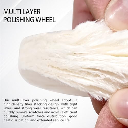 9PCS Buffing Wheels for Drill, Polishing Wheel Kit with Shank, Drill Buffing Pads for Metal Stainless Steel Aluminum Chrome Wood Jewelry Plastic Ceramic Glass Polishing - color: 9PCS