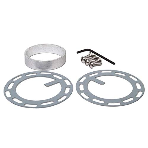 NRG (SRK-200) Black Body/Chrome Gold Ring GEN 2.0 Racing Performance Steering Wheel Quick Release Adapter Fit 2-Way 6-Hole Pattern Design - color: Black Body / Chrome Gold Ring