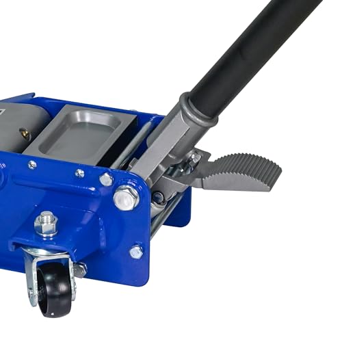 Floor Jack 3Ton/6600lbs.Dual Piston Fast Lifting Pump.Ultra Low Profile Floor Jack with Foot Pedal,Lifting Range 2.95"-19.88".Heavy Duty Hydraulic Racing Car Jack for MVPs,SUVs and Trucks.Trolley Jack - size: 3ton(2.95"-19.88")with Foot Pedal