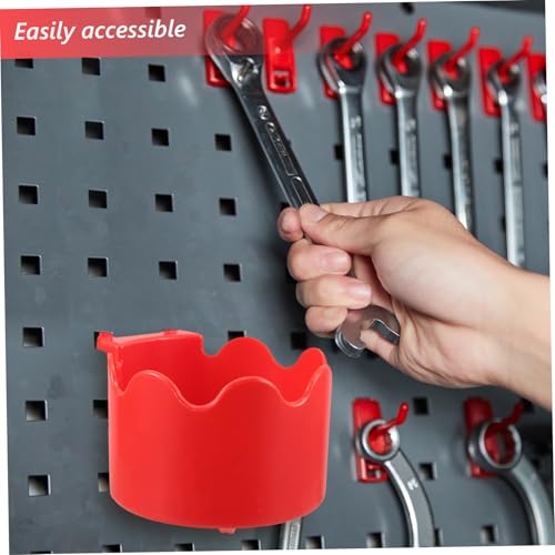 LIOOBO Wall-Mounted Polisher Holder Plastic Storage Rack for Car Detailing Efficient Organizer for Garage and Outdoor Use for Detailing Tools and Accessories