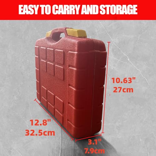 TONYNOL 3/4 Inch Drive Deep Impact Socket Set,6-Point,Sae Size(7/8“ to 1-1/2”),10 Pcs,Cr-Mo.Heavy Duty Impact Socket Set,With a Storage Case. - size: 3/4" Drive 10-Piece (7/8" to 1-1/2") Deep
