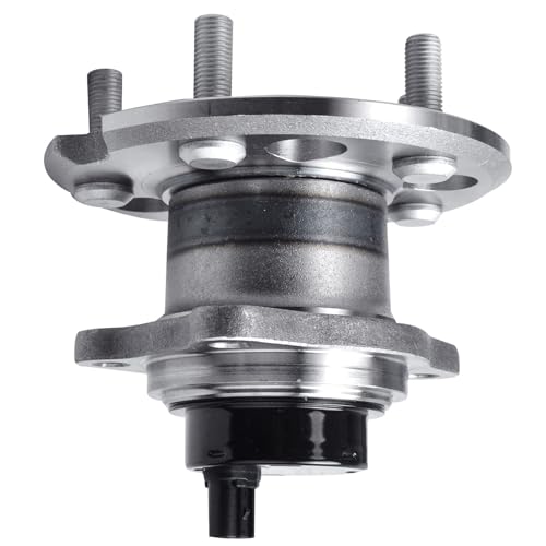 Detroit Axle - FWD Rear Wheel Bearing Hubs for 2004-2010 Toyota Sienna, Pair Wheel Bearing and Hubs Assembly Set Replacement 2005 2006 2007 2008 2009 Sienna - style: 512280 x2/Pair