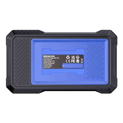 MUCAR 632 AI Bidirectional Scan Tool, 15 Reset Services ABS/ADBLUE/SRS/BMS/EPB/ETS/INJEC/Oil/SAS/TPMS OBD2 Diagnostic Scanner for 4 System, Active Test, AutoAuth, CANFD, AutoVIN, Lifetime Free Update