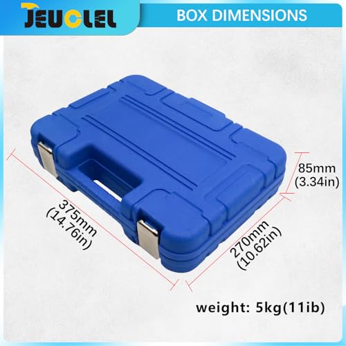 18PCS 1/2" Drive Lug Nut Socket Set, Thin Wall Lug Nut Sockets with Colored Protective Covers, 6 Point & 12 Point Twist Double Ended Twist Socket Set, Flower Head, Impact Extension Bar