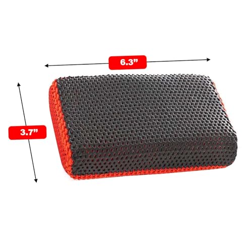 2 Pcs Fine Grade Clay Scrubber for Auto Detailing and Car Detailing, Clay Sponge Decontaminates Debris, Painted Surfaces, and Road Grime Efficiently and Easily, Enhance Gloss and Color Depth