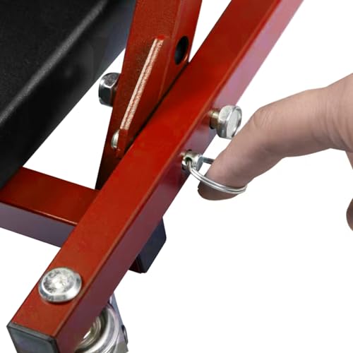 Mechanic Creeper, 300 Lbs Z-Creeper Seat, 36 in 2 in 1 Garage Chair Adjustable Rolling Folding Car Creeper with 6 pcs Wheels for Garage, Shop, Auto Repair, Lay Down or Sit