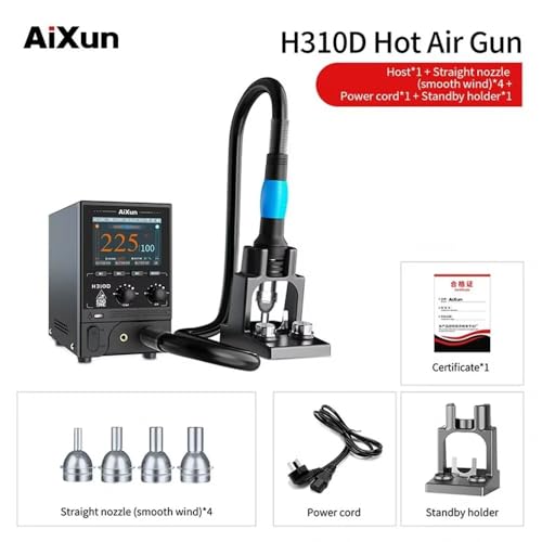AiXun H310D 1000W Smart Hot Air Station for SMD BGA Repair - style: H310D
