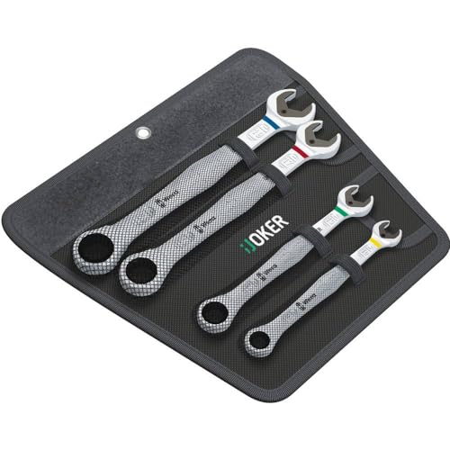Wera Joker 4pc Metric Ratcheting Combination Wrench Set