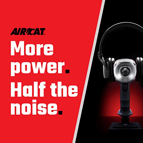 AIRCAT Pneumatic Tools 1993-VXL: 1-Inch Vibrotherm Drive Composite Straight Impact Wrench 2,300 ft-lbs - 7-Inch Extended Anvil - style: 7-Inch Extended Anvil