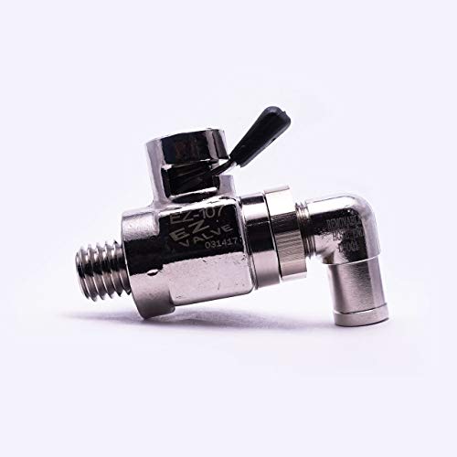 EZ-107(12mm-1.75) EZ Oil Drain Valve with removable L-Shape Hose End Combo