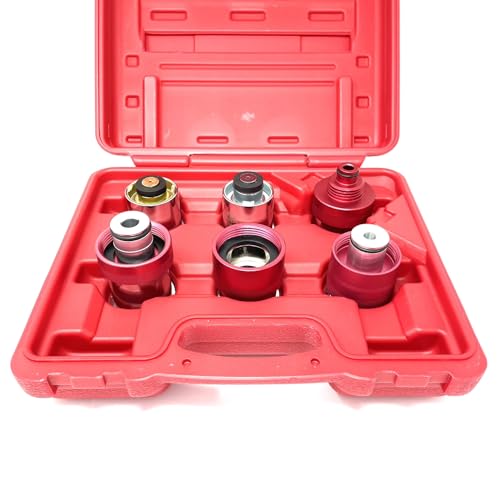 CTA Tools 7058 6 Pc. Radiator Pressure Tester Adapter Kit - USA/Asian
