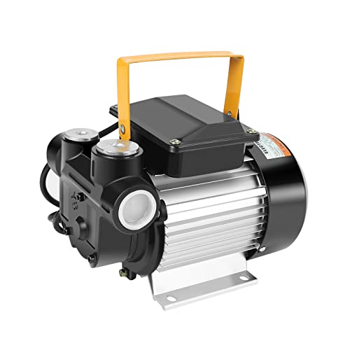 110V AC 550W Self Priming Electric Transfer Pump, 60L/min Oil Transfer Pump Fuel Diesel Kerosene Biodiesel Pumps For Vehicles, Construction Sites, Farms - style: 110V 550W