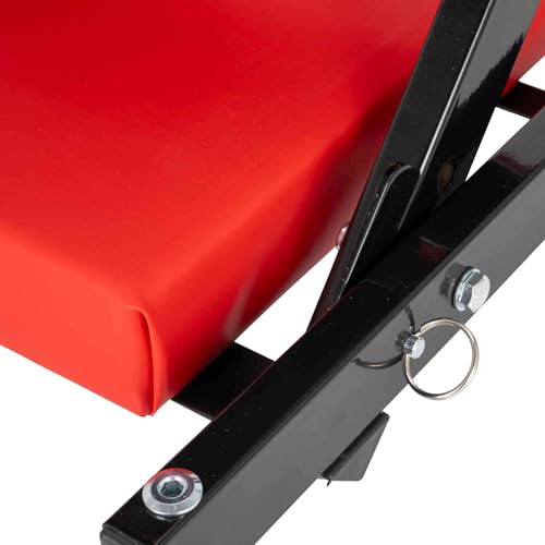 AFF 2-Way Mechanic Creeper & Shop Stool - Heavy Duty Garage Stool with Wheels Converts to Creeper - for Garage & Shop Use - style: 2-Way Creeper Seat