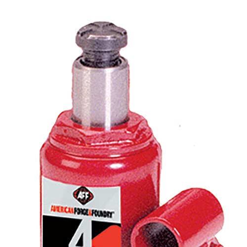 AFF Heavy Duty 4 Ton Bottle Jack, Manual, Machine Hardened Steel Saddles, Centered Pumps and Rams, 3504 - size: 4 Ton Capacity, style: Heavy Duty