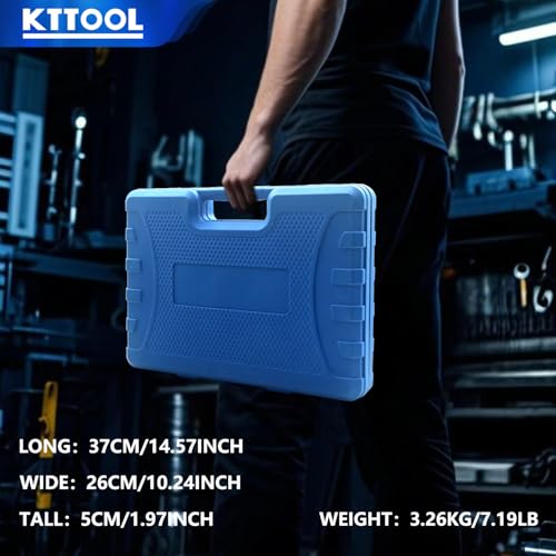 26Pcs Crows Foot Wrench Set 1/2" and 3/8” Drive Flare Nut Crowfoot Set | Metric 8-32mm 6 Point Crows Feet Wrenches, Flare Nut Wrench Kit for Removing Nuts from Hard-to-Reach Areas - color: 26pcs